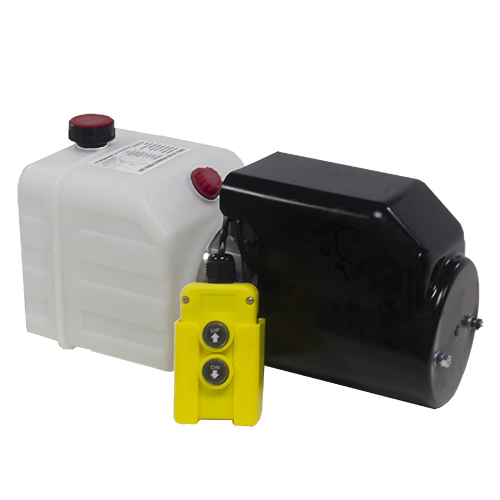 12V DC Single Acting Hydraulic Power Pack With 4.5L Tank 1.6KW