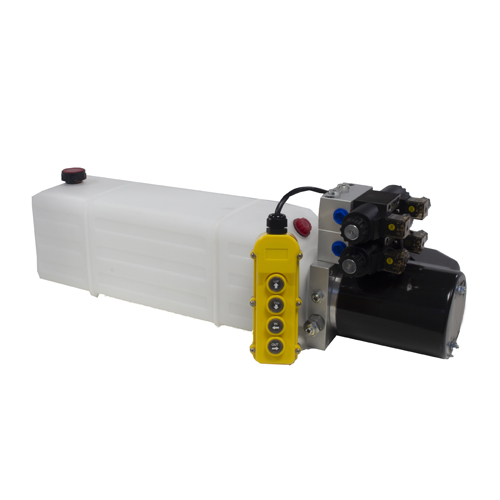 Double Acting, Double Solenoid Hydraulic Power pack with 11L Tank 12V DC 1.6KW
