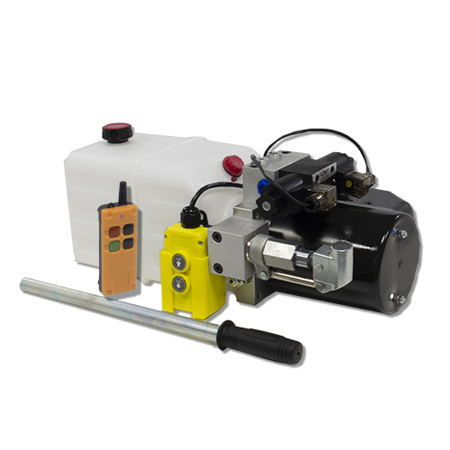 48V DC Double Acting Hydraulic Power pack with 7L Tank, Back Up Hand Pump & Wireless Remote 1.6KW 48V DC Double Acting Hydraulic Power pack with 7L Tank, Back Up Hand Pump & Wireless Remote 1.6KW