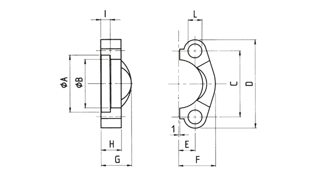 SAE Split Flange 1-1/4 , 6000 PSI