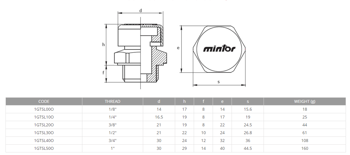 Hydraulic Filling Plug With Free Vent, 1/8 BSP