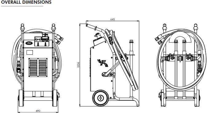 FUF050 Series, Transfer & Filtration Portable Unit for Diesel 