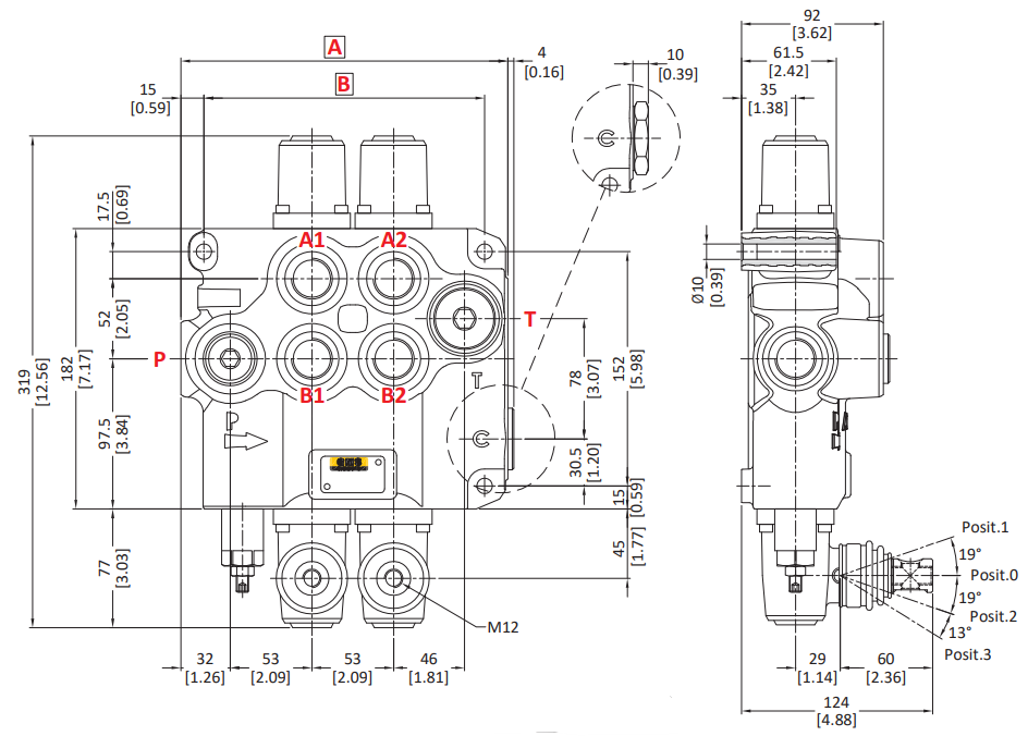Flowfit 1 Bank Monoblock Valve