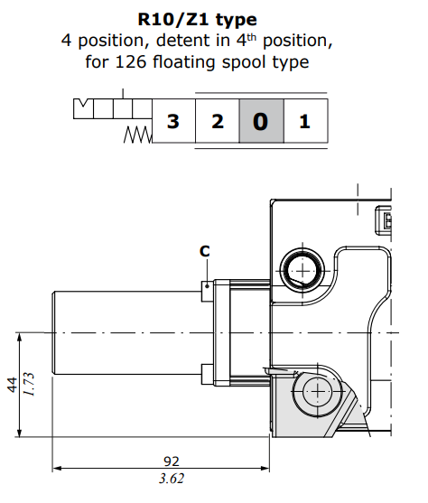 R1-/Z1 TYPE DETENT