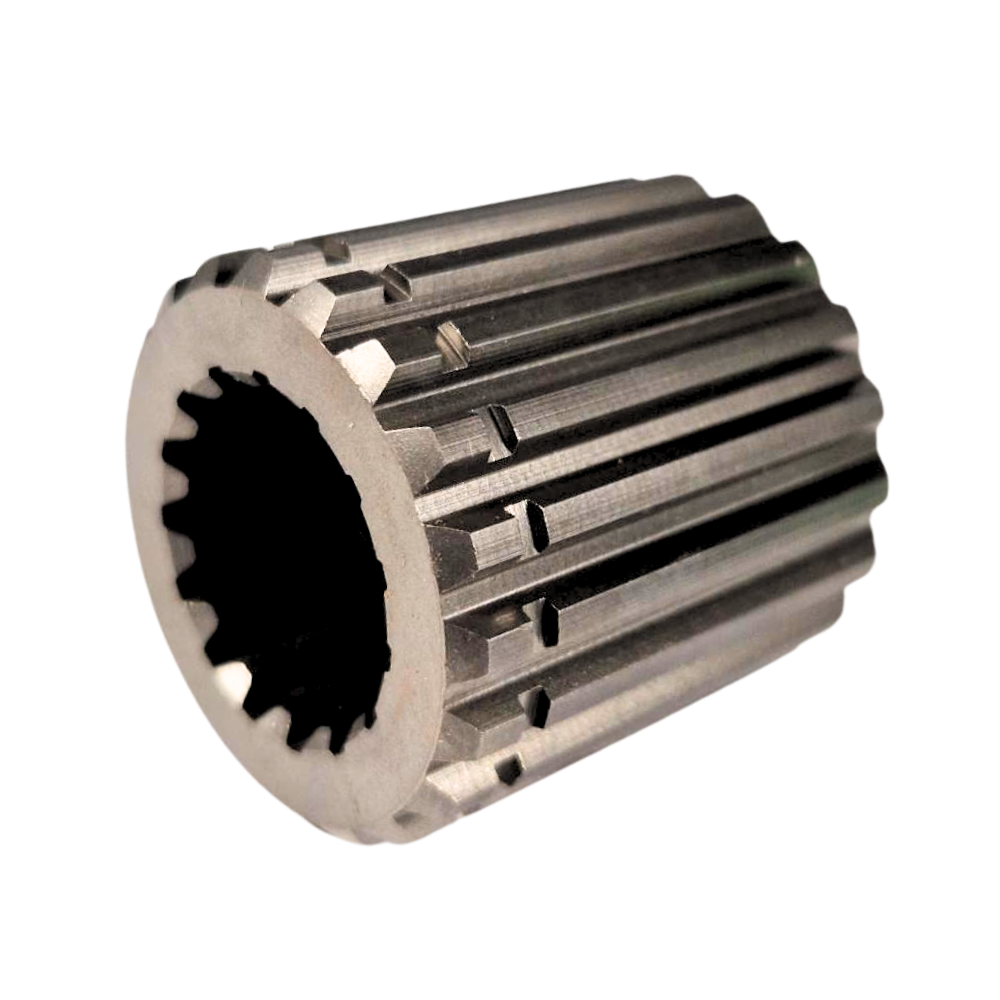 14 Teeth Exterior / 9 Teeth Inside, Splined Half Coupling, B 25 X 22 DIN 54582 14 Teeth Exterior / 9 Teeth Inside, Splined Half Coupling, B 25 X 22 DIN 54582