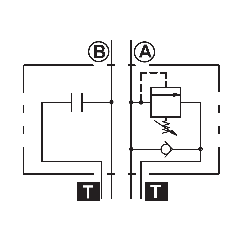 Q80 Port Relief & Anti-Cavitation 81-200Bar Cartridge