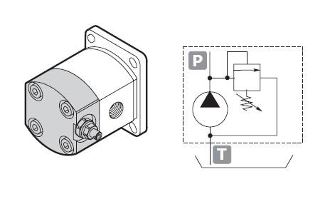 Galtech 1SP Gp1 VLPI Rear Cover For Relief Valve Internal Drain Galtech 1SP Gp1 VLPI Rear Cover For Relief Valve Internal Drain