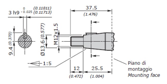 Galtech Hydraulic Gear Pump, Gp2, 4.0CC, Clockwise, 40mm Inlet & 35mm Outlet Flanged Ports, B80 4Bolt 1/5 Taper