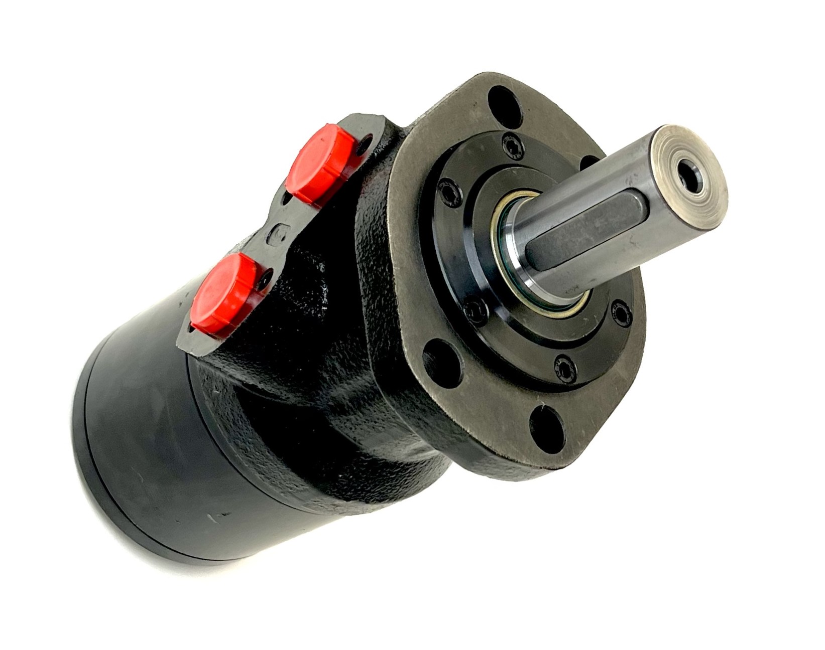 Flowfit Hydraulic Motor 51,2 cc/rev, 25mm Shaft, 4 Hole Magneto Mount, High Pressure Seal