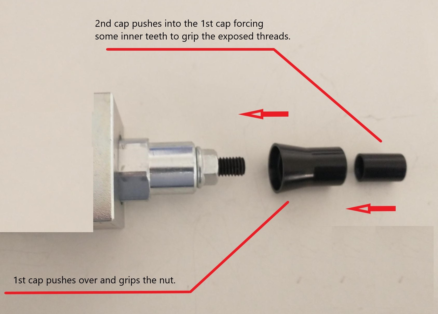 Spare Sealing Nut for VMP, VMPL & VMPP 'P' type relief/sequence valves