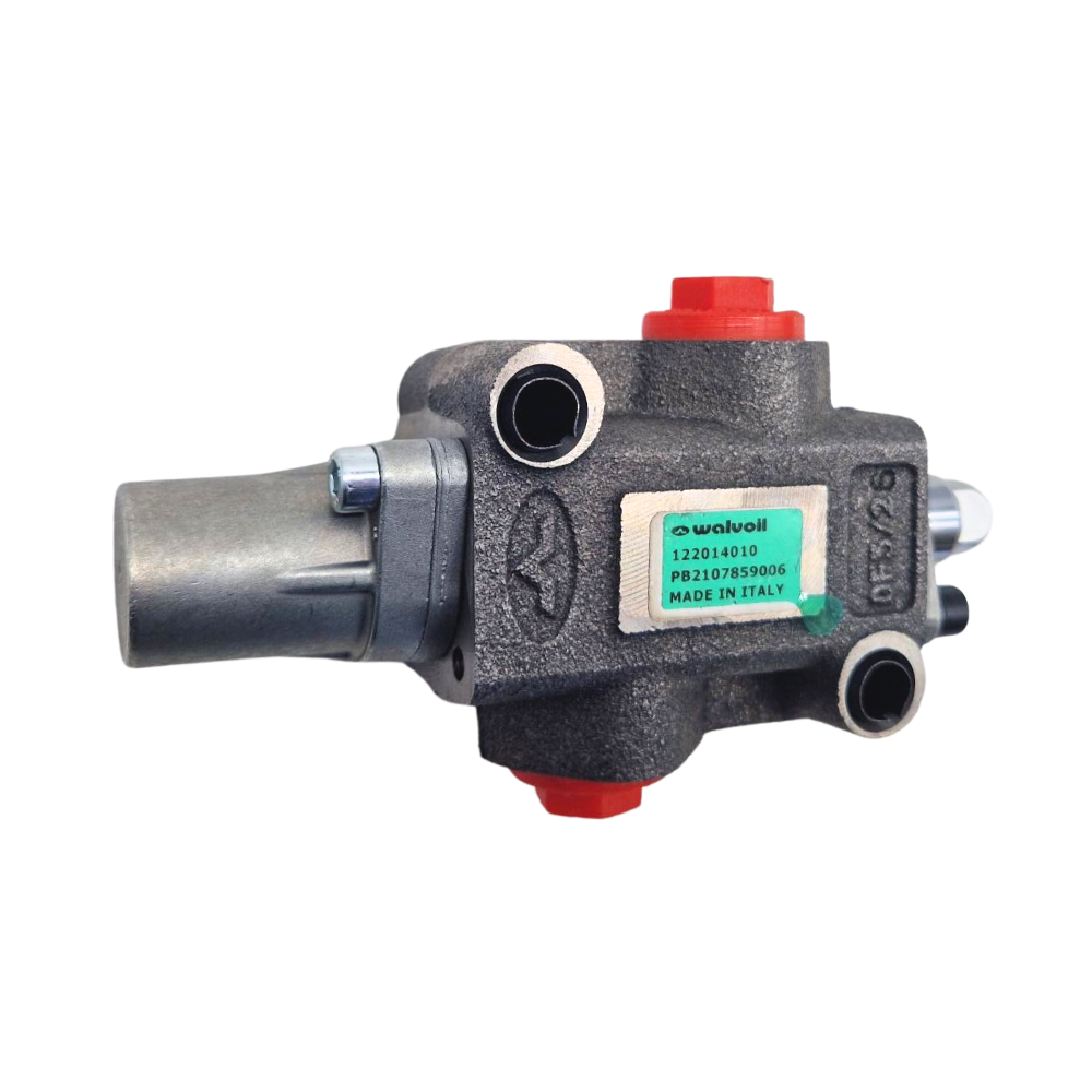 Walvoil, DF5/2AT17SLP, 2 Way, 3/8" Open Centre, Spring Return, Spherical End With Dust Cover, Manual Spool Diverter Valve Walvoil, DF5/2AT17SLP, 2 Way, 3/8" Open Centre, Spring Return, Spherical End With Dust Cover, Manual Spool Diverter Valve