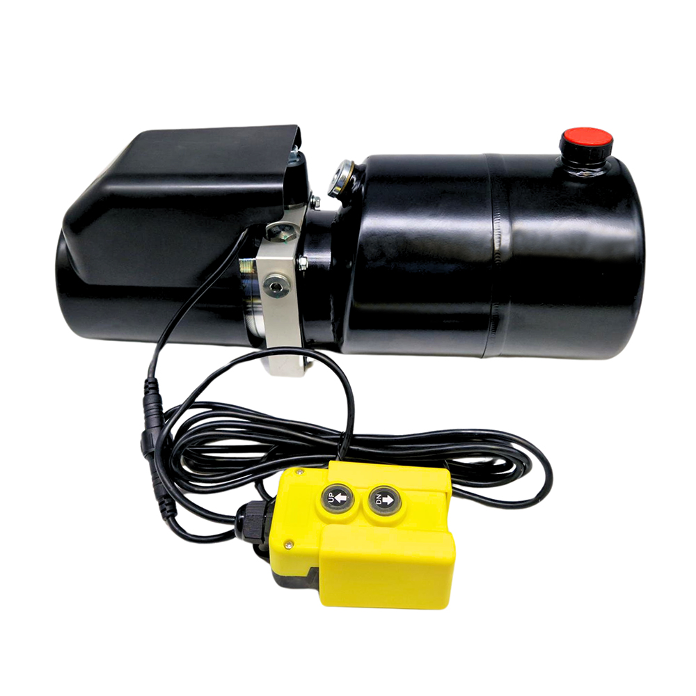 Flowfit 24V DC Single Acting Hydraulic Power Pack 2KW With 4L Steel Tank Flowfit 24V DC Single Acting Hydraulic Power Pack 2KW With 4L Steel Tank