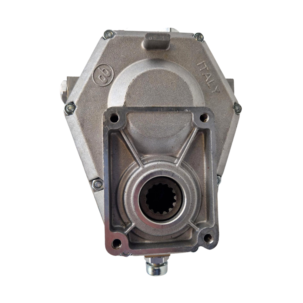 Hydraulic Series 71000 PTO Gearbox, Group 3, 6 Splined 1 1/8" Male Shaft, Ratio 1:3,8 20Kw 34-70004-5