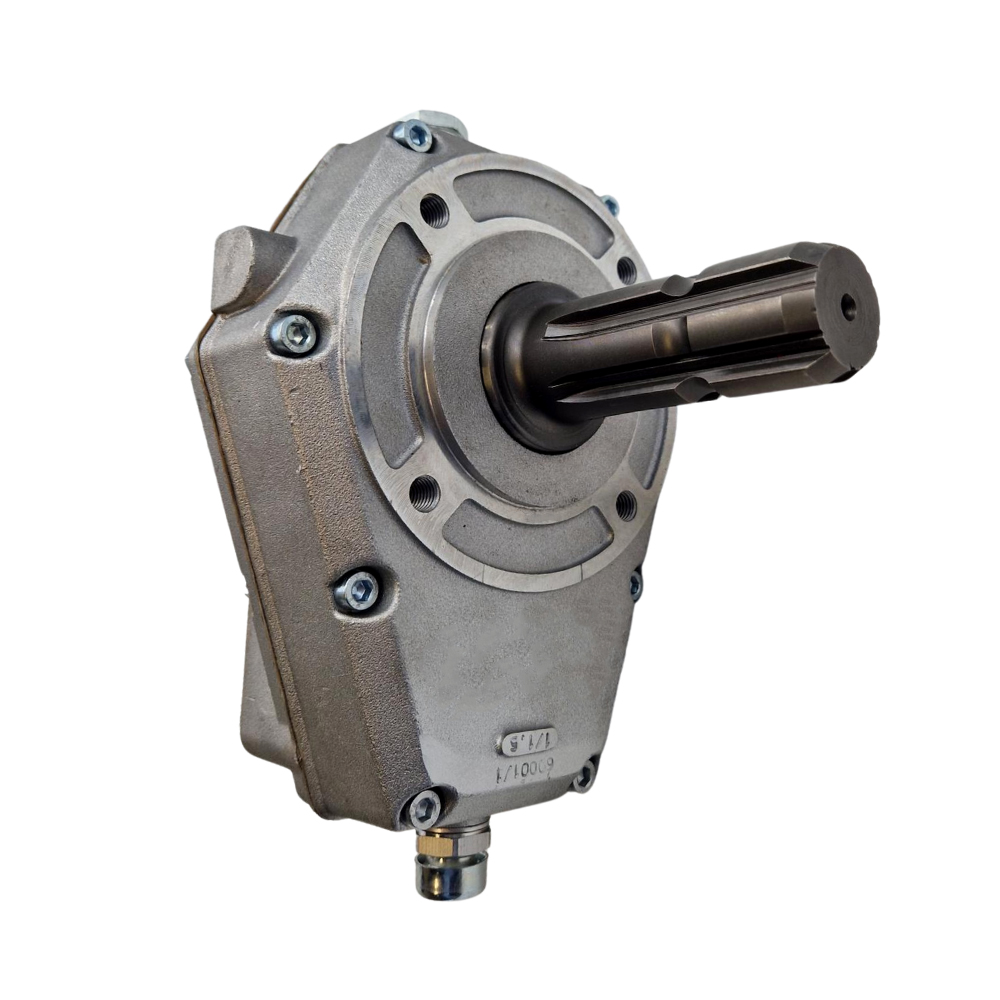 Hydraulic Series 6000 PTO Gearbox Group 2 Male Shaft Ratio 1:1.5