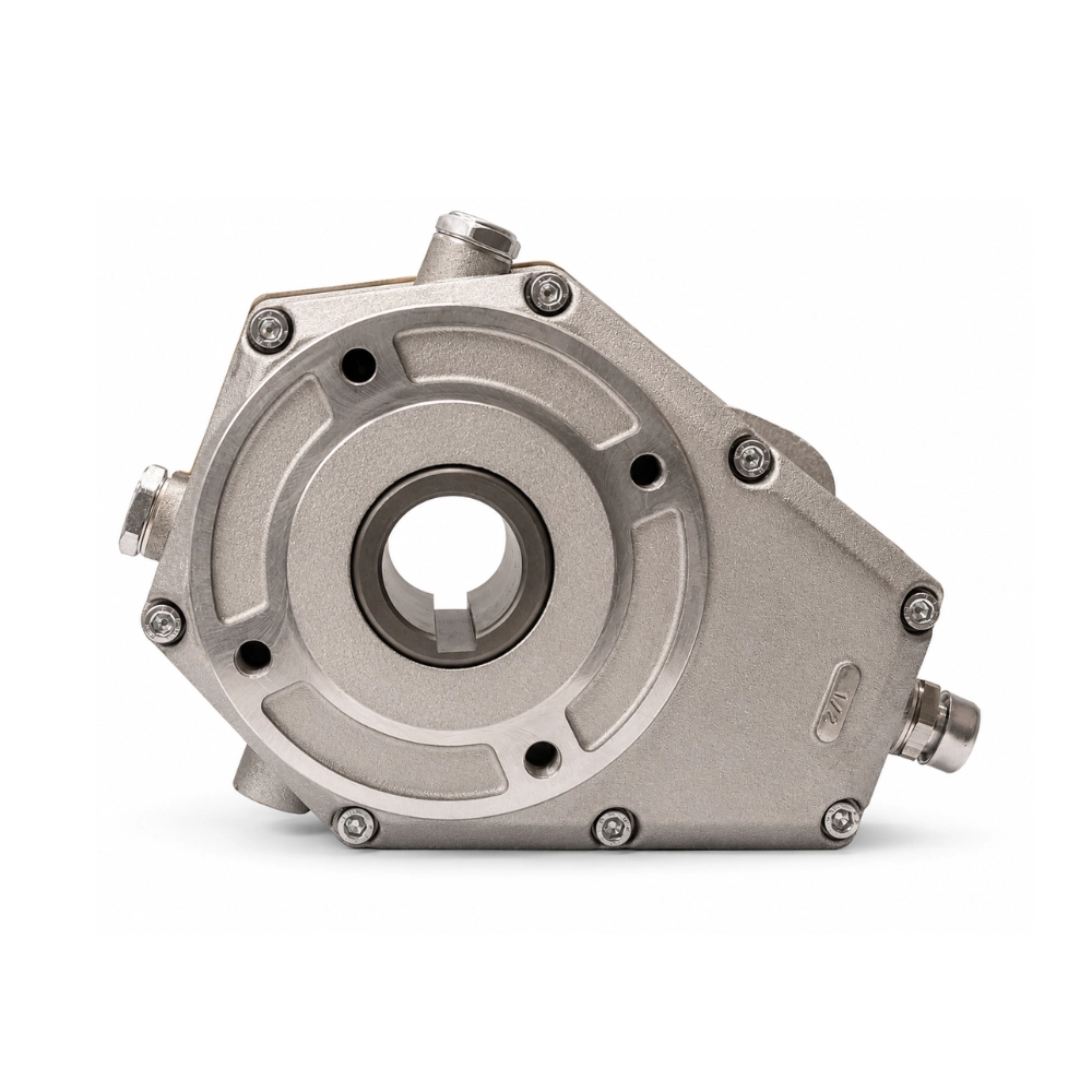 Borelli Aluminium Speed Reduction Gearbox - 10kW 1:3 Ratio Group 2 SAE A 25mm Input 35mm Through Output