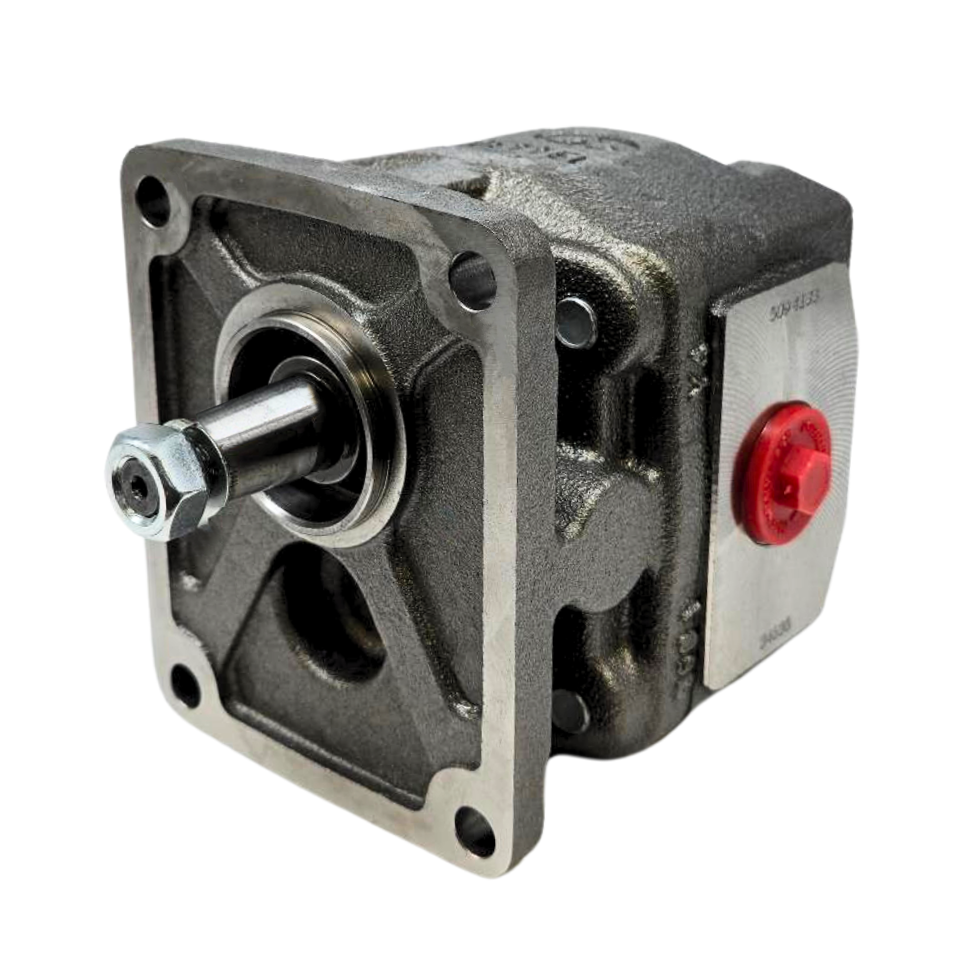 Walvoil 3TPW Hydraulic Cast Iron Gear Pump, Group 3, 23.9CC, Clockwise, 1" BSP Inlet & 3/4" BSP Outlet, EU 4 Bolt 1/8 Taper