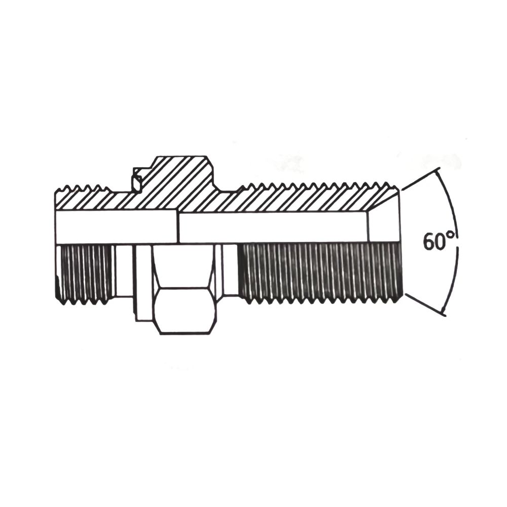 BSP MALE CAPTIVE SEAL FOR 3869 X BSP MALE BULKHEAD ONLY COMPLETE WITH SEAL, 1/4" BSP (CS) X 1/4" BSP Hydraulic Adaptor BSP MALE CAPTIVE SEAL FOR 3869 X BSP MALE BULKHEAD ONLY COMPLETE WITH SEAL, 1/4" BSP (CS) X 1/4" BSP Hydraulic Adaptor