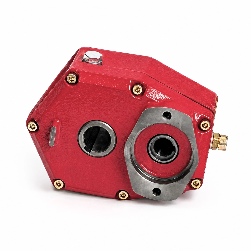 Borelli Cast Iron Speed Reduction Gearbox - 18kW 1:3 Ratio Group 2 SAE A 35mm Through Output