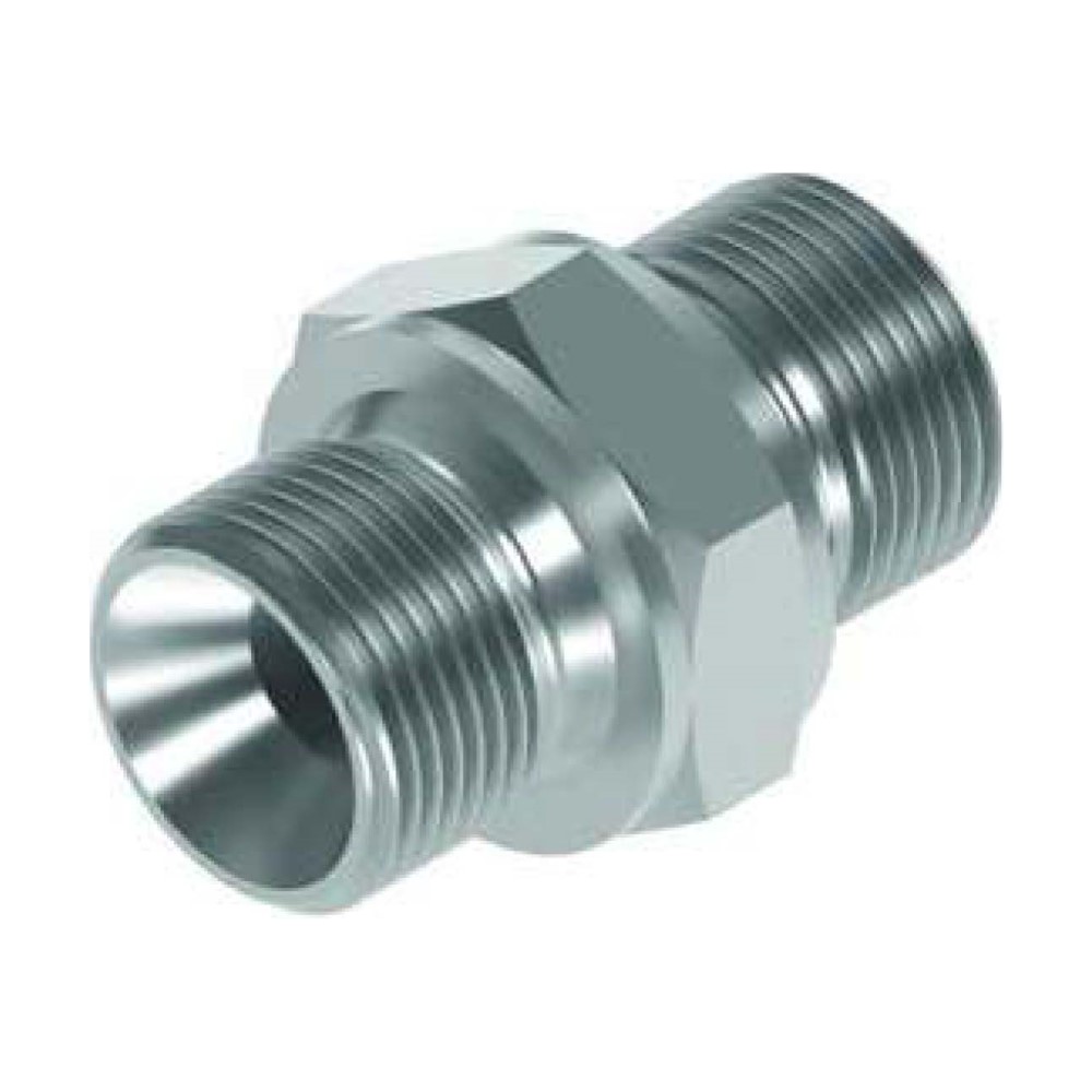 1/8 BSP x 1/8 BSP M/M DIN 3852 FORM A 174/BS5200 ALSO AVAILABLE Hydraulic Adaptor