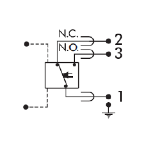 E05 Filtrec Pressure Differential Switch Clogging Indicator, 5Bar, M20x1.5