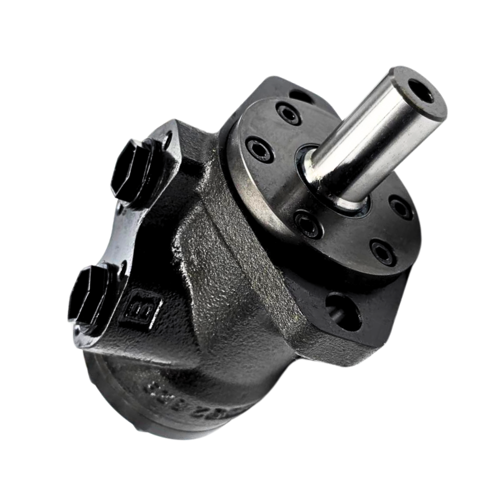 M+S Hydraulic Motor 50 cc/rev 25mm Parallel Keyed Shaft, 2 Hole Mount, High Pressure Seal