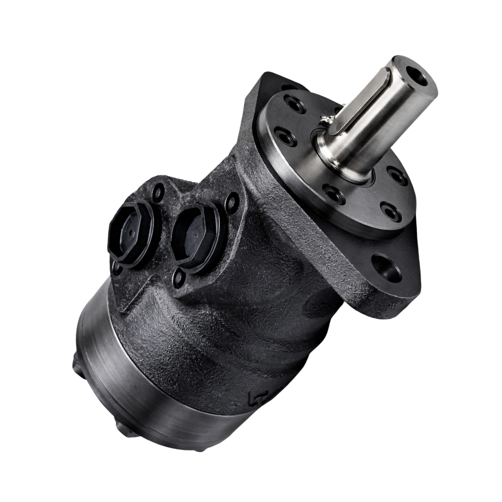 M+S Hydraulic Motor, 50 cc/rev, 32mm straight keyed shaft, 2 bolt mount. M+S Hydraulic Motor, 50 cc/rev, 32mm straight keyed shaft, 2 bolt mount.