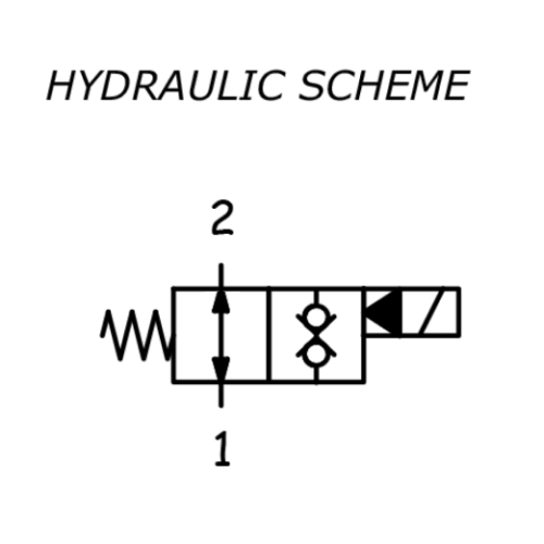3/8"Bsp 12VDC 2Way Norm Open Double Poppet 2/2 Valve 40L/min 3/8"Bsp 12VDC 2Way Norm Open Double Poppet 2/2 Valve 40L/min