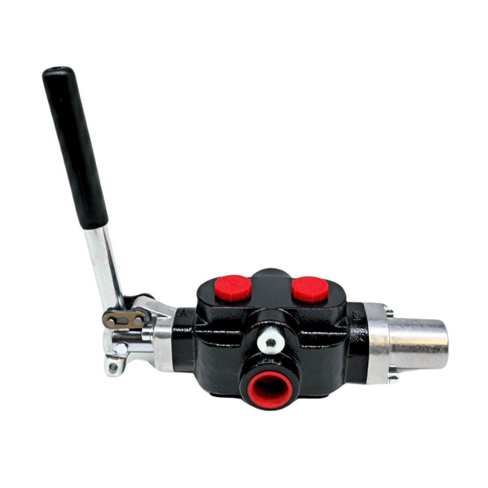 Flowfit 1 Bank, 3/4 BSP, 136 L/min Auto Kick Out, Evolution Log Splitter Lever Valve Flowfit 1 Bank, 3/4 BSP, 136 L/min Auto Kick Out, Evolution Log Splitter Lever Valve