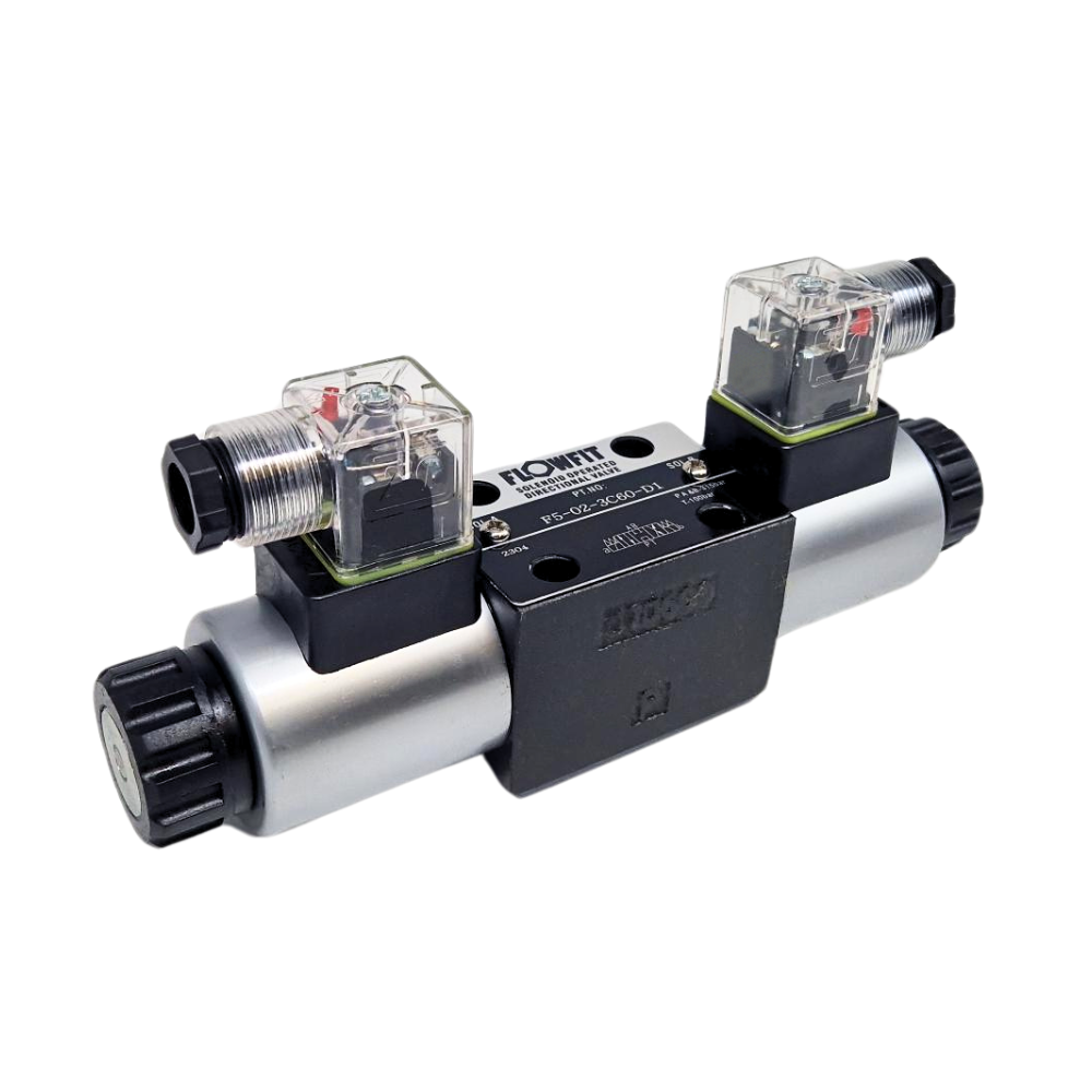 Flowfit Cetop 3 NG6 3 Position Solenoid Valve, 110 V AC 50Hz, 3C2