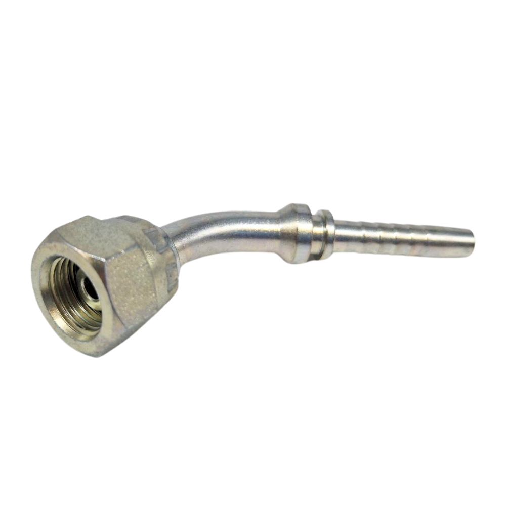 Flowfit BSP 45° Elbow Swivel Female, 1/4" BSP 45° to 1/4" Hose