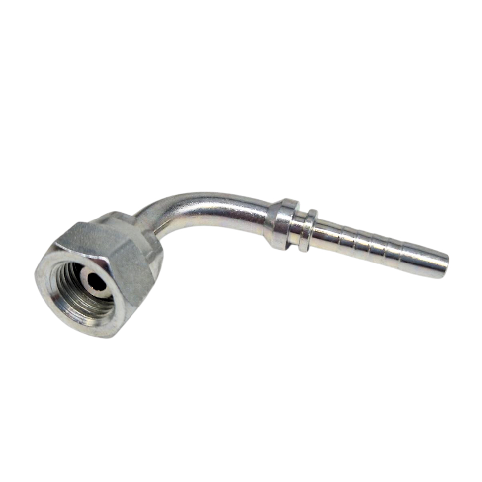 Flowfit BSP 90° Elbow Swivel Female, 1/4" BSP 90° to 1/4" Hose