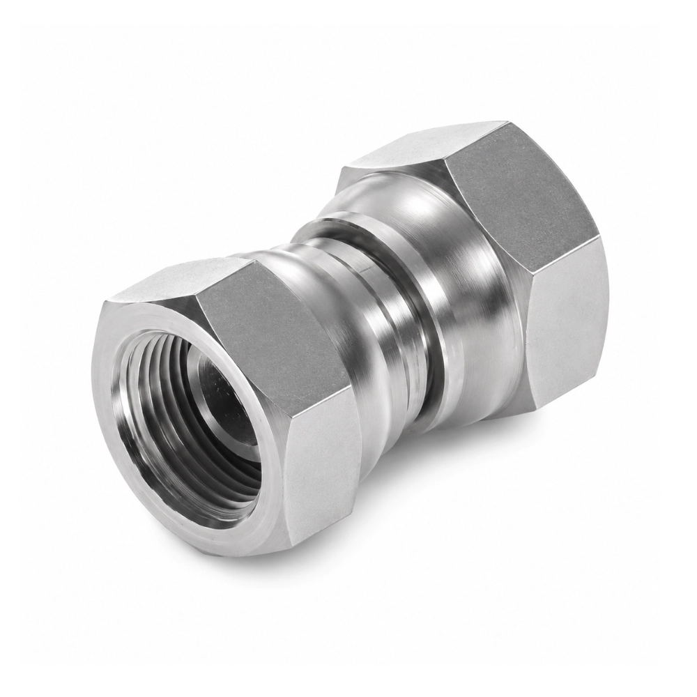 1/8" BSP Female to Female Swivel Hydraulic Adaptor
