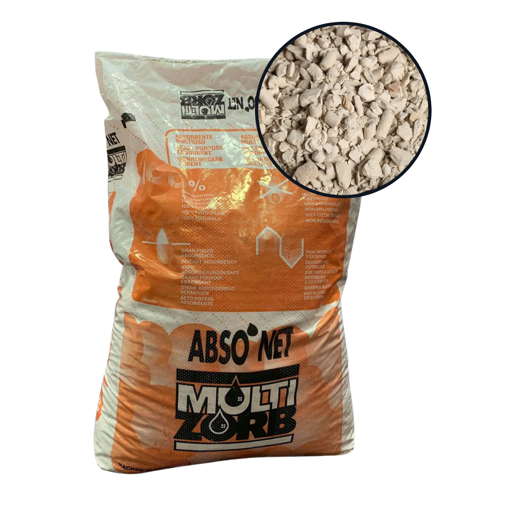 Ecospill ABSO'NET Multizorb Oil Absorbent Spill Clay Granules 20L