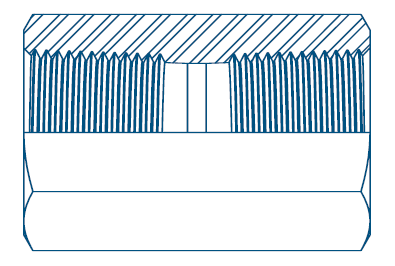 3/8 NPTF x 3/8 BSPT Fix Fem/Fix Fem