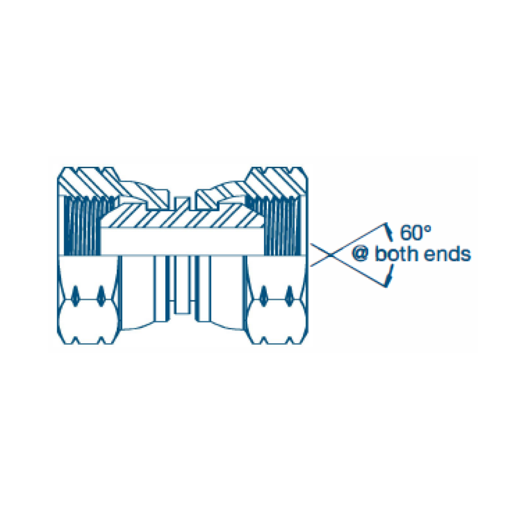 1/4 Npsm F/F Hydraulic Adaptor