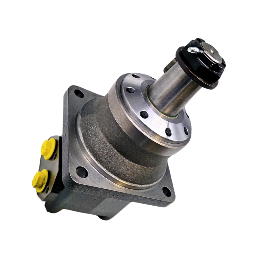 400CC, Wheel Mount, 60mm Tapered 1:10 Conical Shaft Parallel Key, Low Speed High Torque Hydraulic Motor