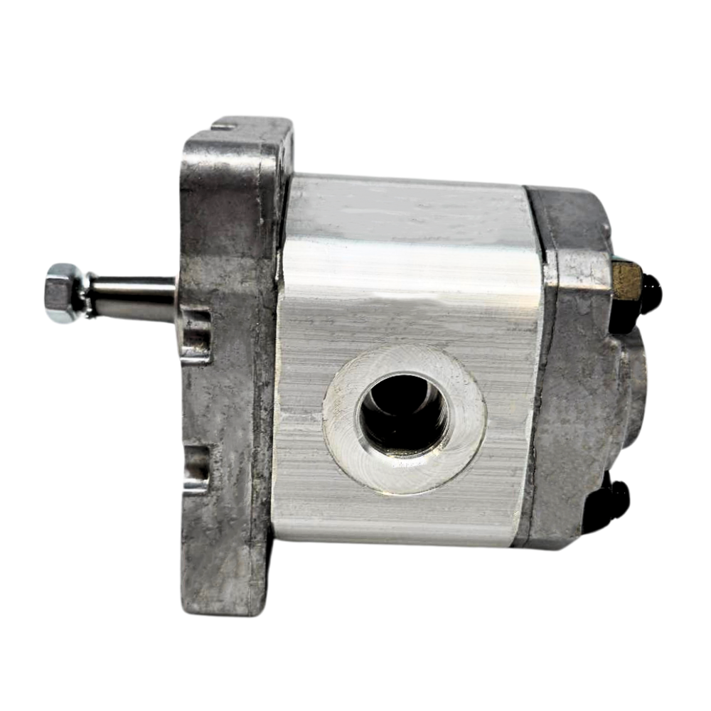 Flowfit Hydraulic Gear Pump, GP1, 1.1CC, Clockwise 3/8" Inlet & 3/8" Outlet BSP Ports, 4 Bolt EU Flange Flowfit Hydraulic Gear Pump, GP1, 1.1CC, Clockwise 3/8" Inlet & 3/8" Outlet BSP Ports, 4 Bolt EU Flange
