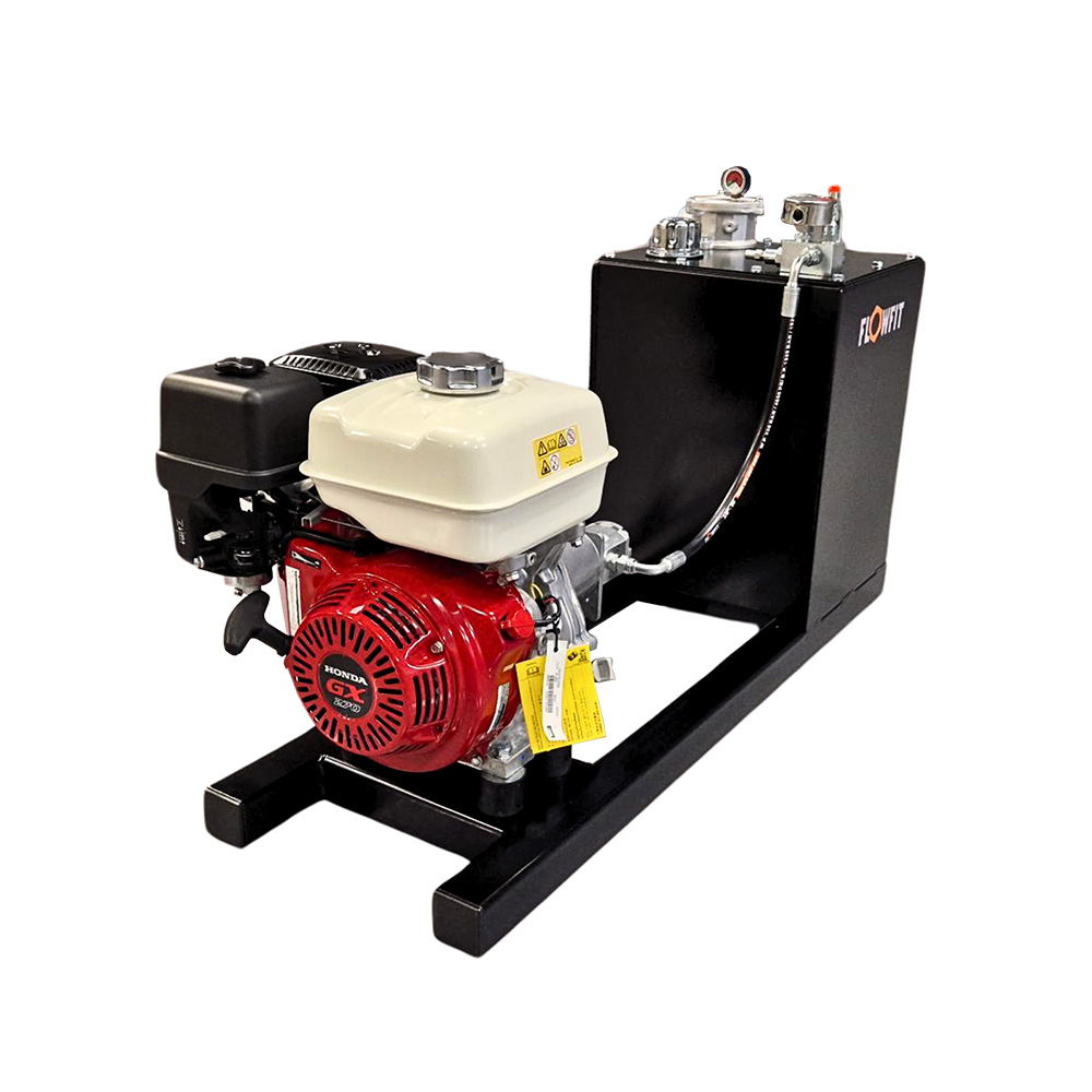 Honda GX200 P & T Circuit Petrol Engine Driven Hydraulic Power Units, 6.5HP, 11.5 L/min