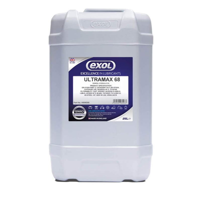 Exol Ultramax Hydraulic Oil, ISO 68, 20 Litre