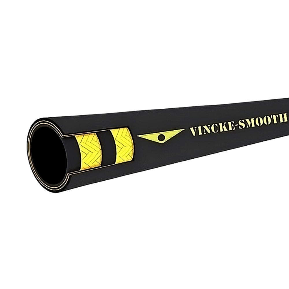 Vincke Smooth Hydraulic Hose EN857 2SC 2 Wire, 1/4" Bore, 1 Metre