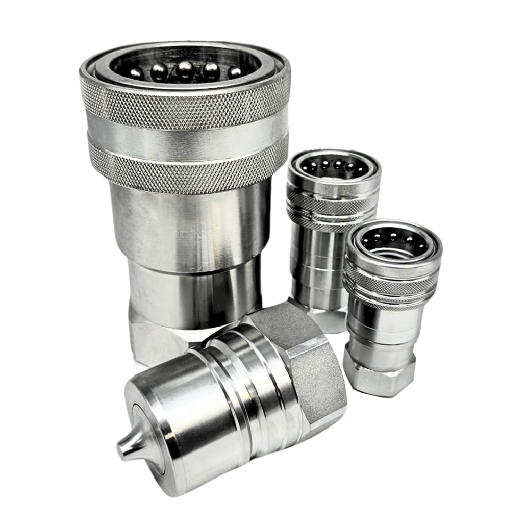 Hydraulic ISO A quick release coupling set 3/8" BSP Hydraulic ISO A quick release coupling set 3/8" BSP