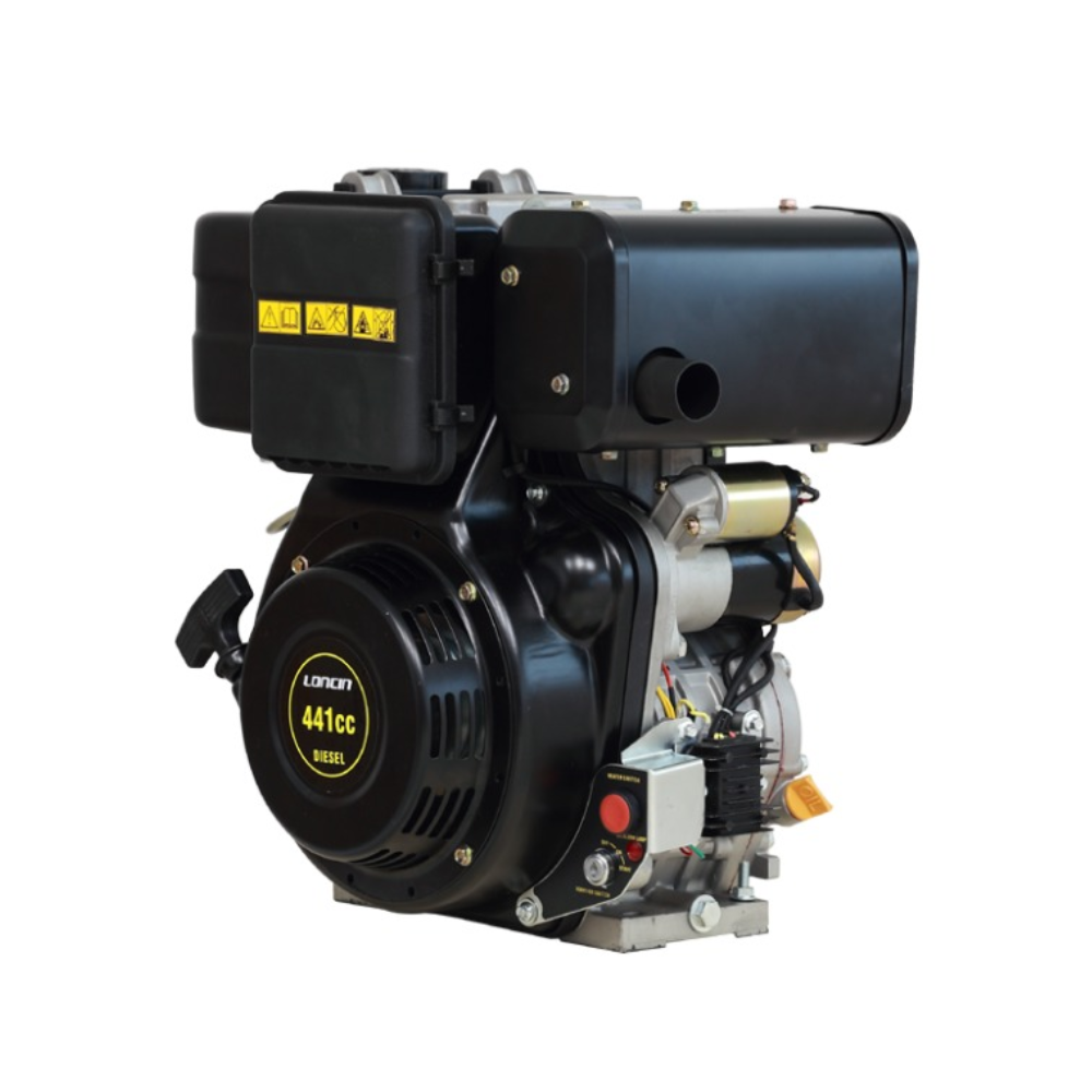 Loncin Diesel Engine, 10 HP Single Cylinder, 4-Stroke Air Cooled Direct Injection