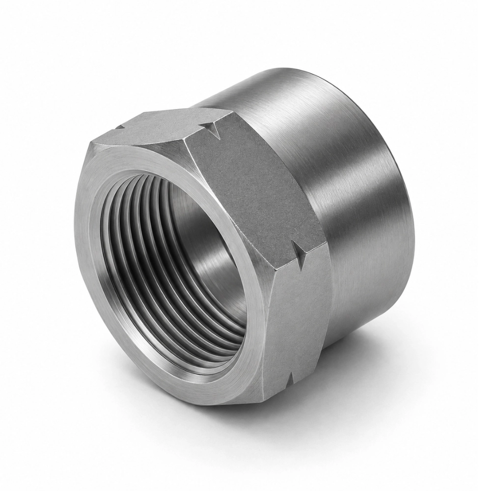 M10 x 1.5mm Pitch Hydraulic Hose Crimp Nut