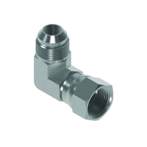 7/16 JIC  x 7/16 JIC  M/F 90° Forged Elbow Hydraulic Adaptor