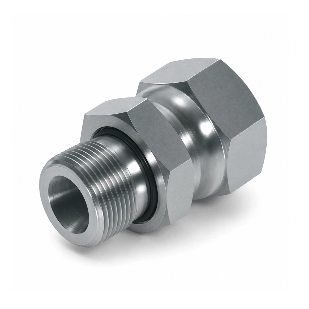 1/4" BSP (CS) 3869 Male to 1/4" BSP Swivel Female Hydraulic Adaptor