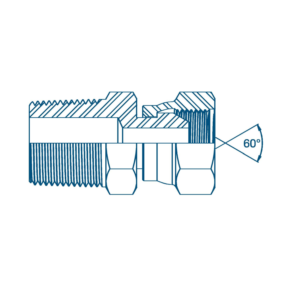 1/8 BSPT x 1/8 BSP M/F