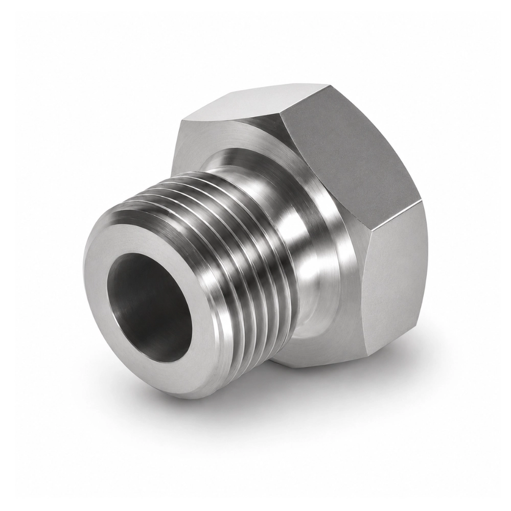 3/8" BSP Male x 1/8" BSP Fixed Female Bush Hydraulic Adaptor