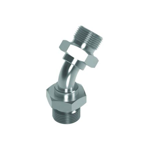 1/4 BSP M/M 135° Swept Hydraulic Adaptor