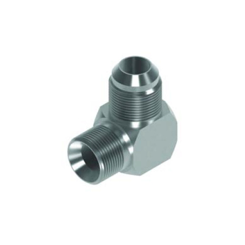 1/4 BSP x 7/16 JIC M/M 90° Compact Hydraulic Adaptor