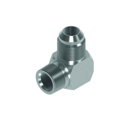 1/8 NPTF x 5/16 JIC M/M 90° Compact Hydraulic Adaptor